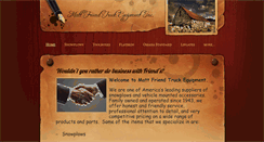 Desktop Screenshot of mattfriendtruck.com